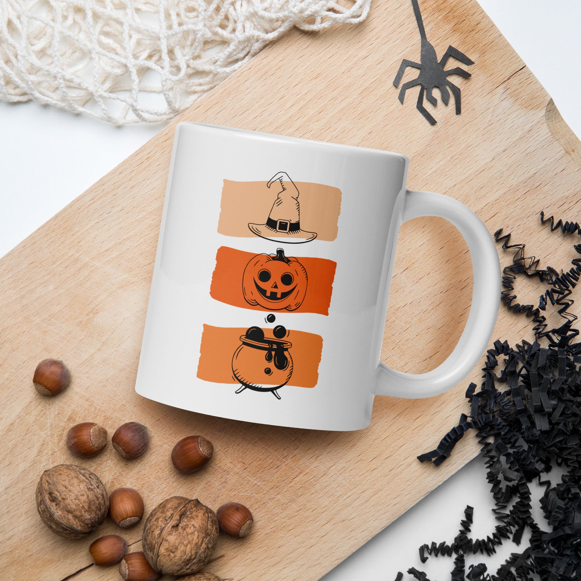 White spook mug